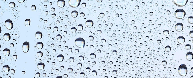 Gotas de agua de fondo blanco sobre el vidrio, papel tapiz de superposición de diseño abstracto