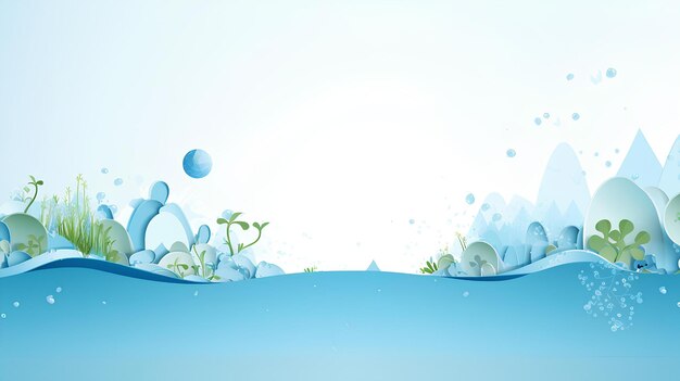 gotas de agua fondo del día del agua