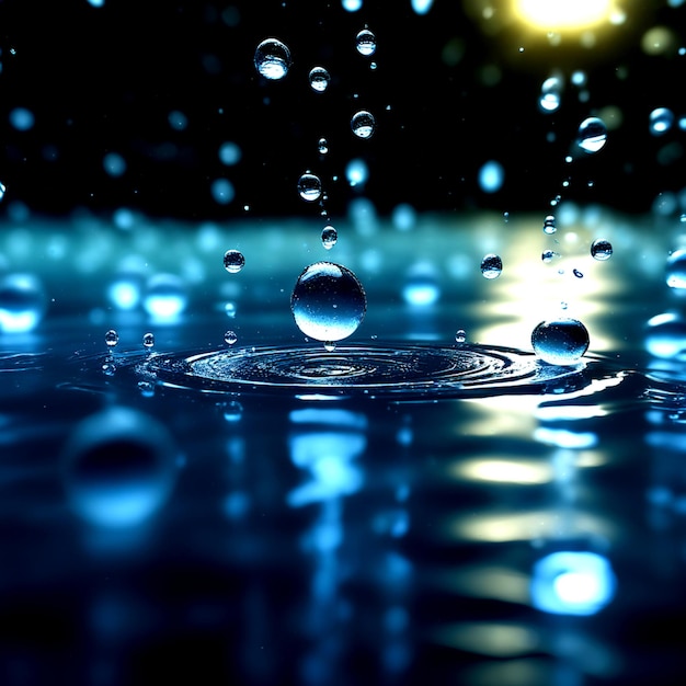 gotas de agua grandes