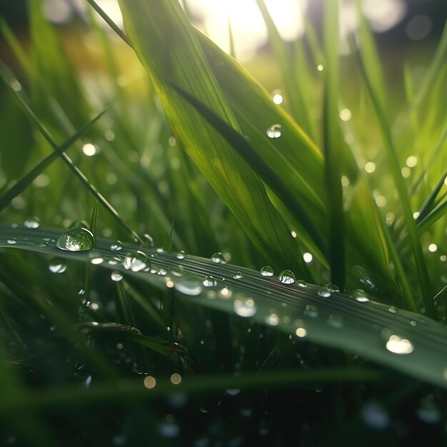 gotas de agua en la hoja