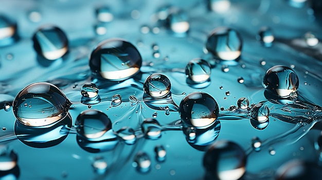 Foto gotas de agua en el panel de vidrio