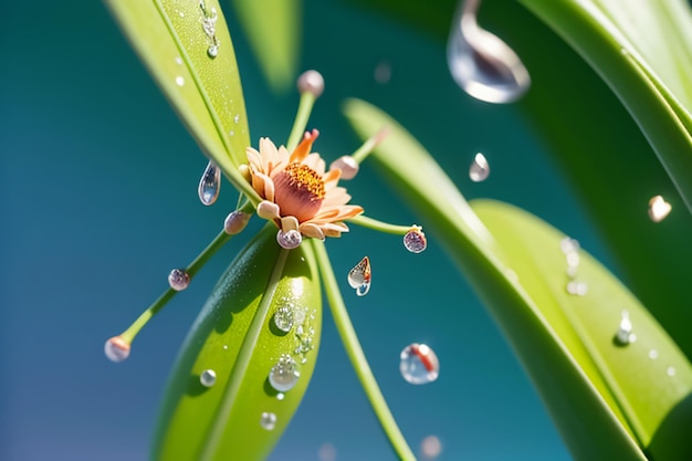 gotas de agua salpicaduras efectos especiales elementos de diseño creativo fondo de papel tapiz