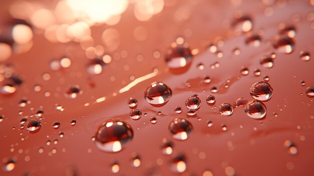 gotas de agua salpicaduras olas cascada del océano foto realista