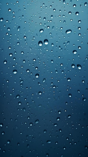 gotas de agua en una ventana