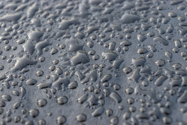 Foto gotas da água no fundo preto.