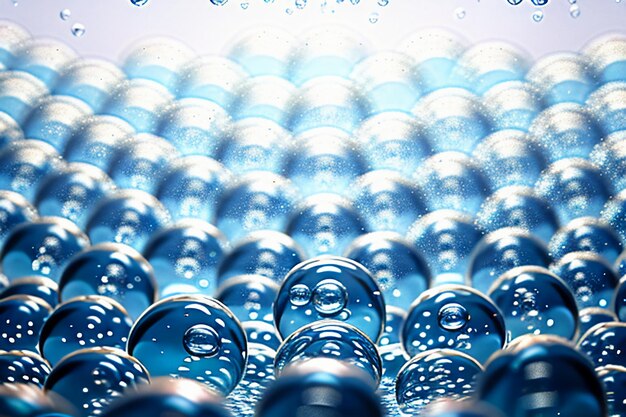 Foto gotas de água bolha partículas brilhante tecnologia de negócios fundo design material papel de parede