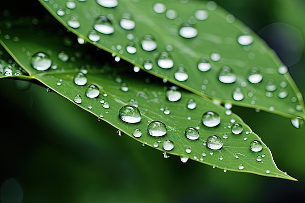 gotas de água da chuva