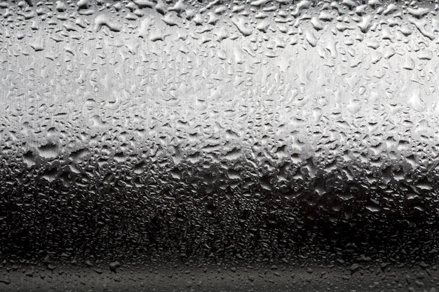 Gotas de água em metal uma bela textura incomum