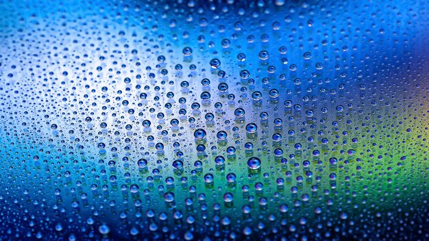 Foto gotas de água pano de fundo gradiente abstrato textura de gota gradiente multicolorido imagem texturizada