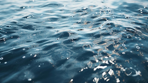 gotas de água salpicos ondas cachoeira do oceano foto realista