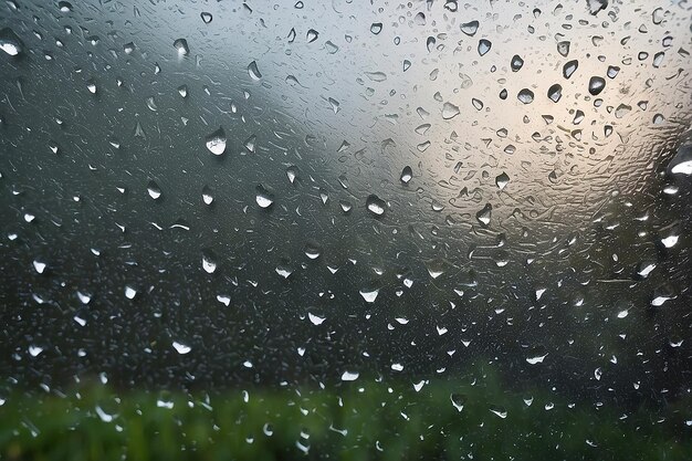 Foto gotas de chuva na janela