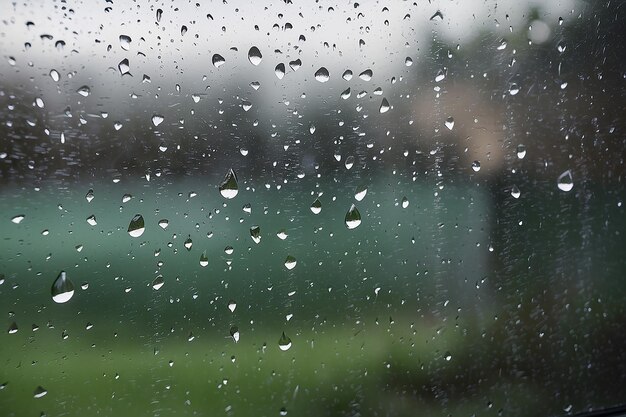 Foto gotas de chuva na janela