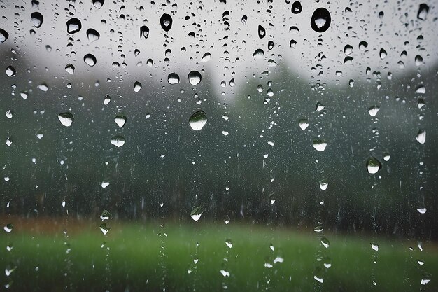 Foto gotas de chuva na janela