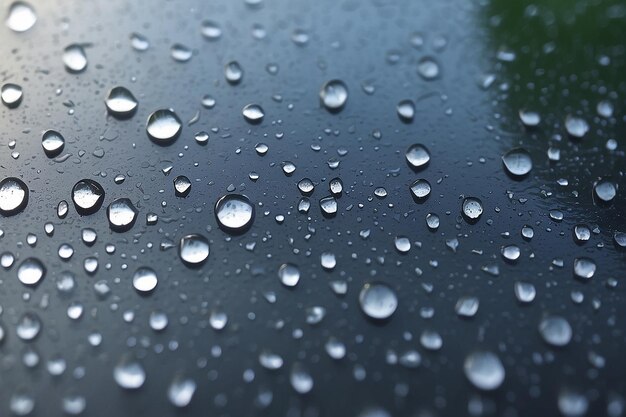 Gotas de chuva na janela