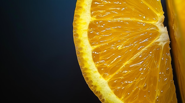 Gotas de prazer beijadas pelo sol brilham anunciando o sabor refrescante e a bondade natural do suco de laranja.