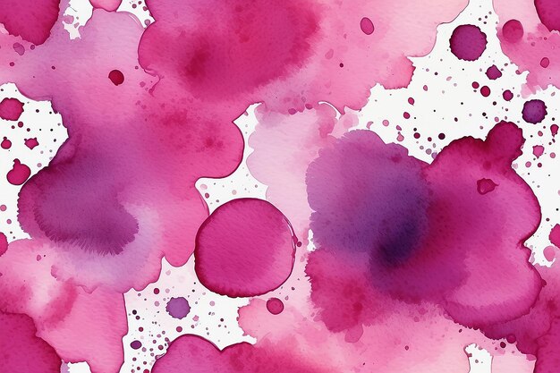 Gotas de textura de aquarela magenta