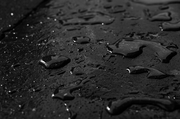 Las gotas de lluvia de fondo de cerca