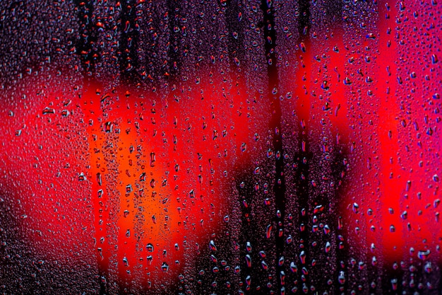 Gotas de lluvia de fondo cerrar