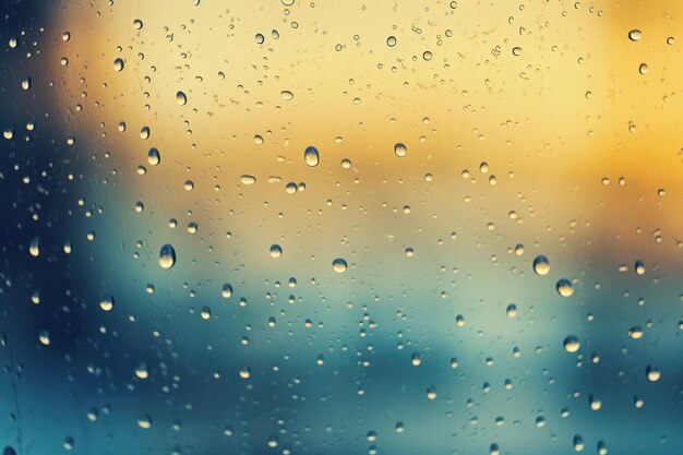 Gotas de lluvia sobre una ventana