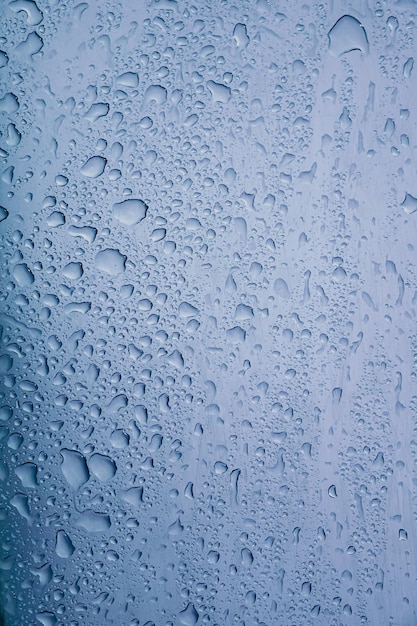 gotas de lluvia en la ventana en días lluviosos fondo abstracto