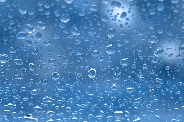 gotas de lluvia en la ventana