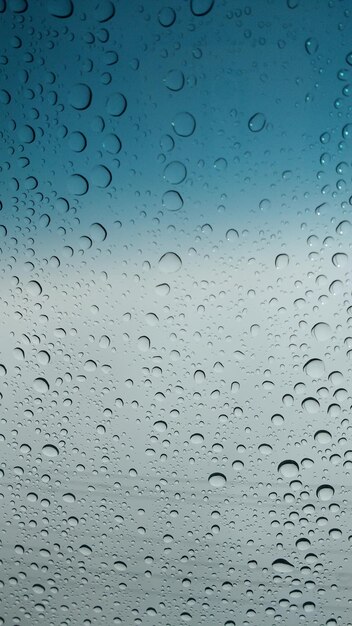 Gotas de lluvia en la ventana