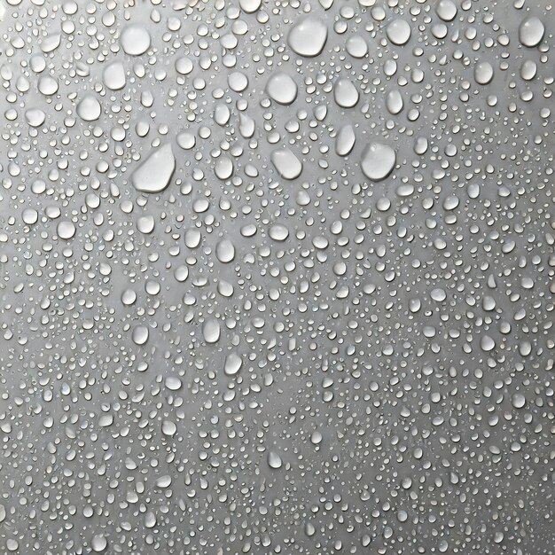 gotas de lluvia en un vidrio de la ventana con un fondo gris