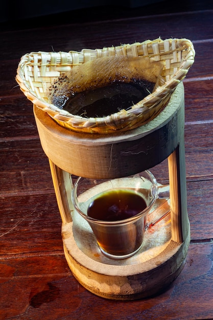 Gotejamento de café Bambu e acessórios