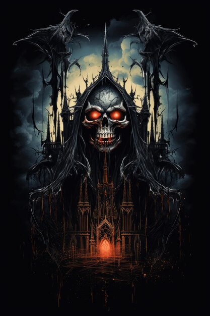 Foto gothic design profi-t-shirt-designvektor