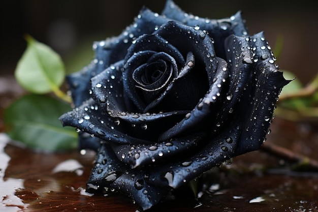 Foto gothic reverie enigmatische schwarze rose schwarze rose bildfotografie