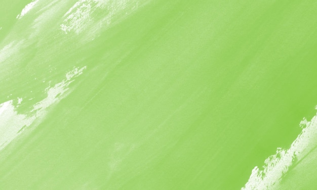 Gouache dibujado a mano con color verde lima fondo abstracto trazas de pincel textura