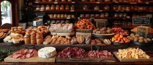 Gourmet-Deli-Scheiben mit lokalen Geschmacksrichtungen für Geschäftsmittagessen