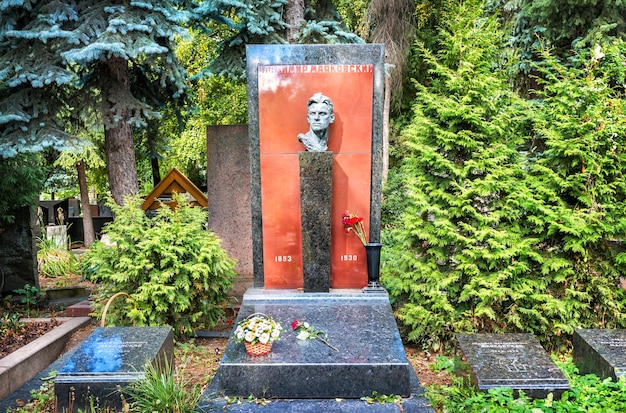 Grab von Wladimir Majakowski-Nowodewitschi-Friedhof Moskau