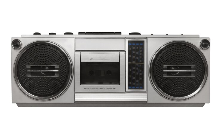 Foto grabadora de radio retro años 80
