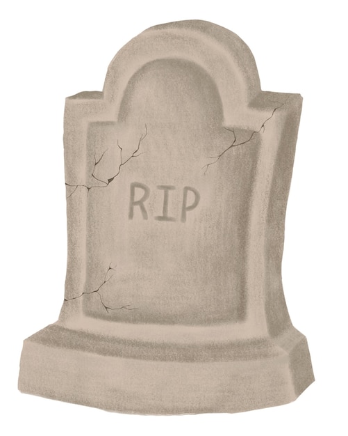 Grabstein png-Aufkleber festliche Halloween-Dekoration transparenter Hintergrund