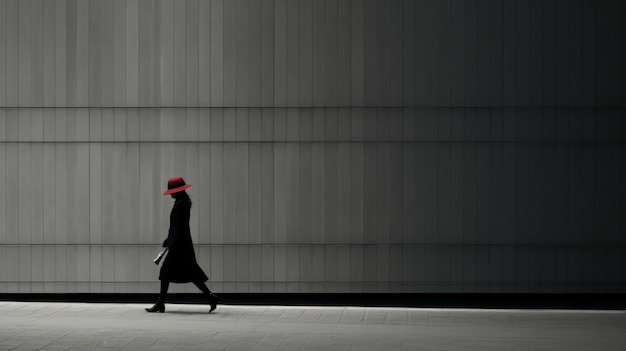 La gracia atemporal Un retrato minimalista inspirado en el japonés