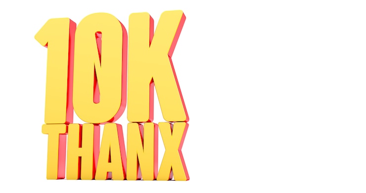 Foto gracias seguidores de 10k. gracias seguidores felicitaciones post