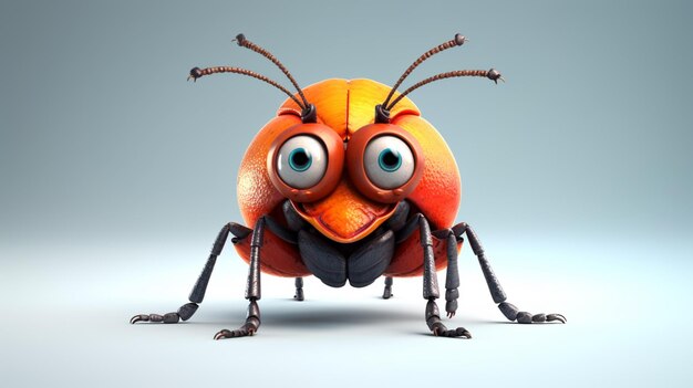 gracioso insecto aislado Ai Generative