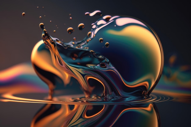 Gradient Fluid AI generiert