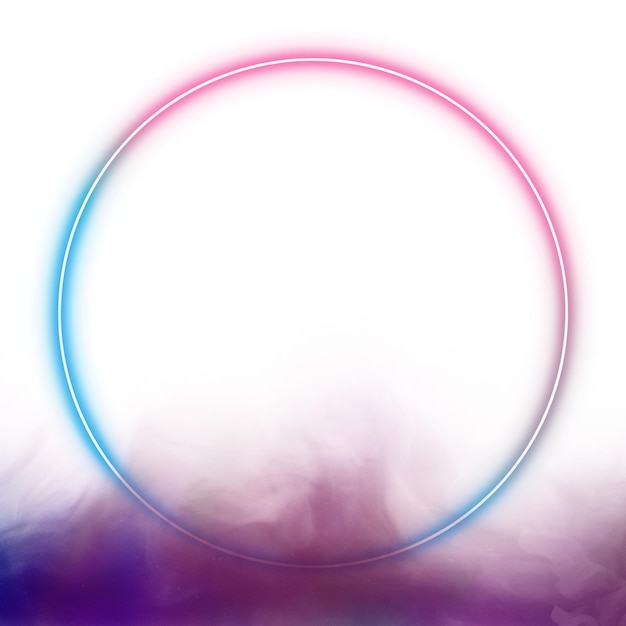 Gradient glühender Rahmen png Raucheffekt Hintergrund neblig