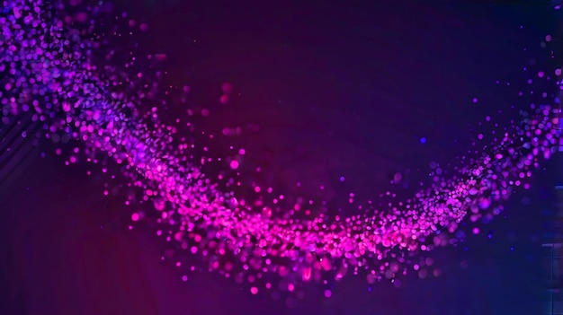Gradient violett leuchtende Partikel Hintergrund