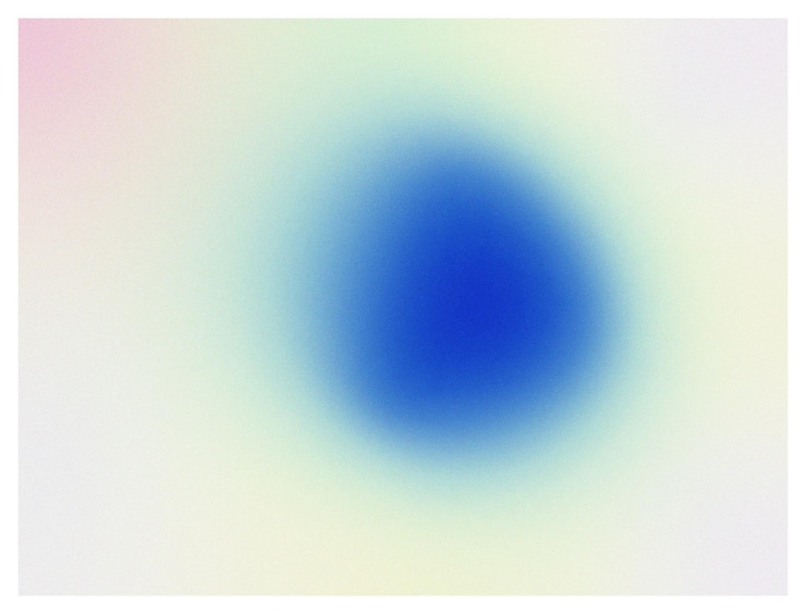Foto gradiente abstracto azul fondo borroso con efecto de ruido de grano