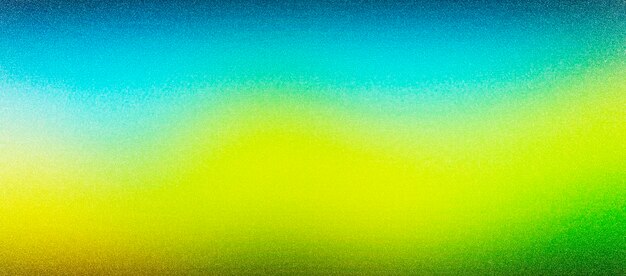 Gradiente abstracto borroso negro azul amarillo sobre fondo granulado luz brillante tamaño de banner grande