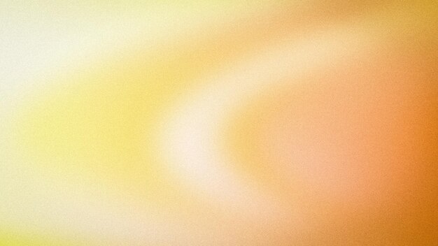 Gradiente abstracto con suaves transiciones de tonos amarillo naranja y blanco con una textura granulada que crea un efecto suave y borroso ideal para fondos y diseños digitales creativos