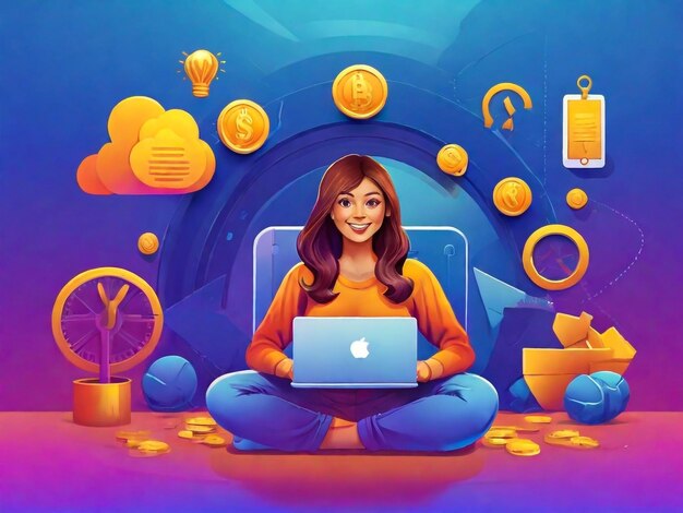 Gradiente Affiliate-Marketing-Illustration