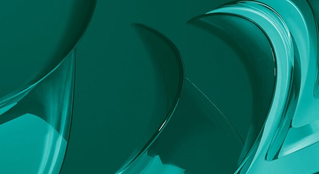 Gradiente Aqua Verde Abstracto Diseño creativo de fondo