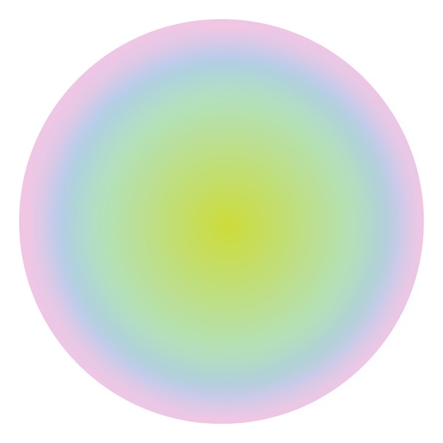 Gradiente de aura verde PNG plantilla de portada de resaltado de Instagram fondo transparente