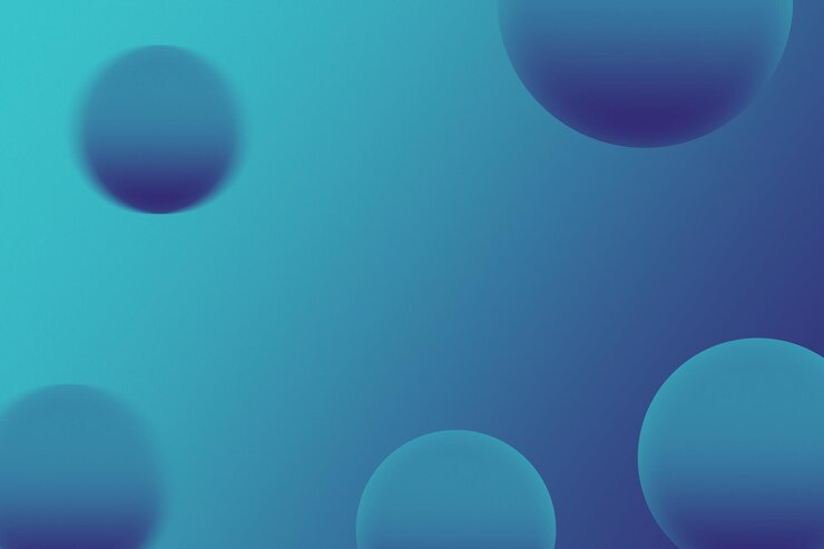 Foto gradiente azul borroso abstracto gráfico de fondo bokeh patrón burbuja elegante y moderno para la ilustración