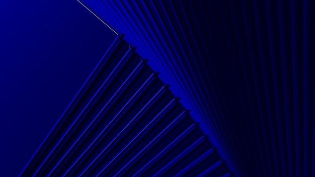 Gradiente azul medianoche Abstracto Diseño de fondo creativo