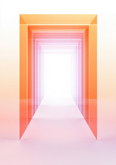 Gradiente de color abstracto Transición de color suave Patrón de geometría orgánica de fondo